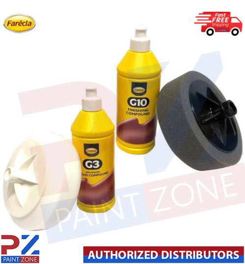 Farecla G3+G10 Advanced Liquid Compound Bottle 500ml With 2x Car Polishing G mop